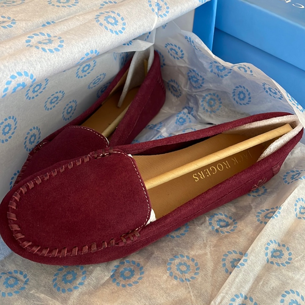 Jack Rogers Millie suede moccasin